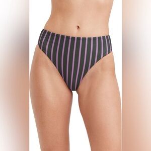 Au Naturel by Gottex Reversible High Leg High Waist Swim Bottom- Size 12